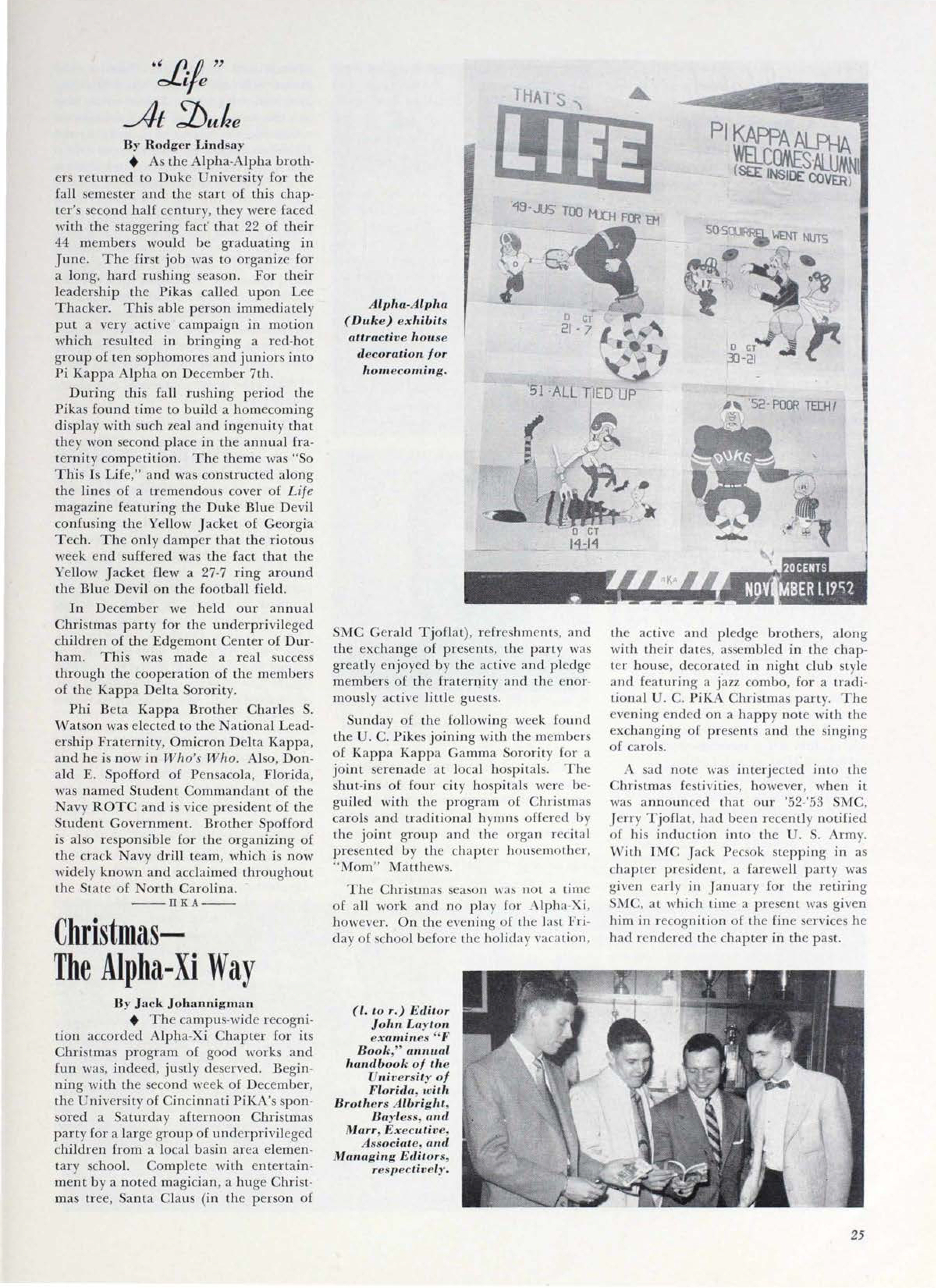 Christmas The Alpha-Xi Way